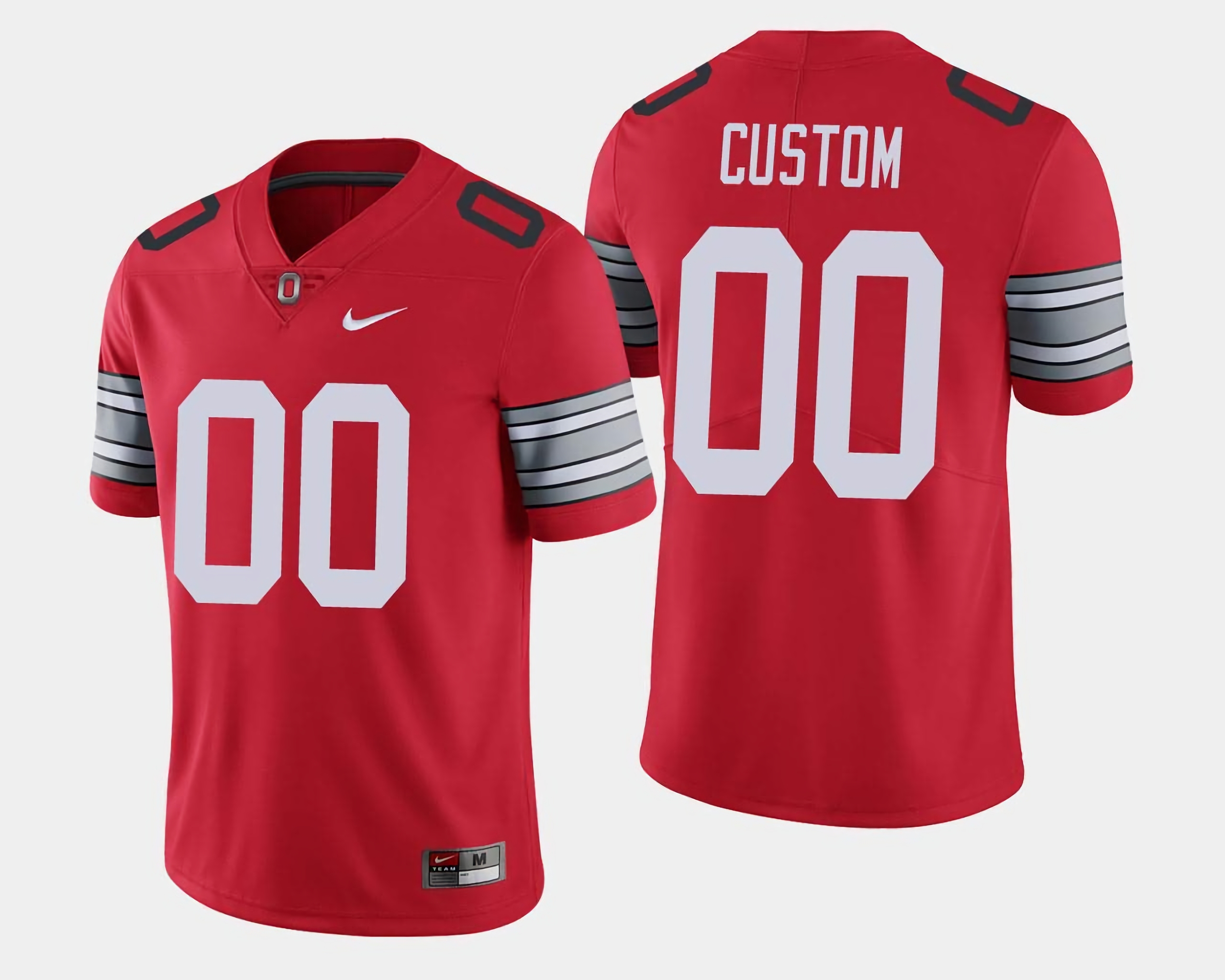 Custom Ohio State Buckeyes Men's NCAA #00 Nike Black College Stitched ...